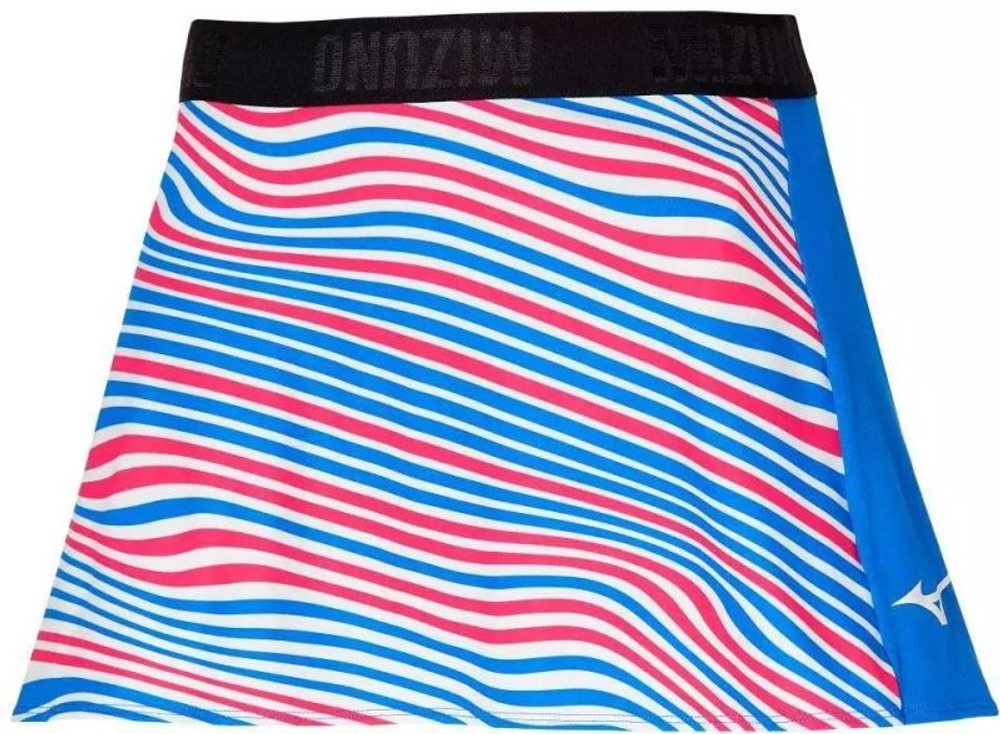 Теннисная юбка Mizuno Flying - peace blue