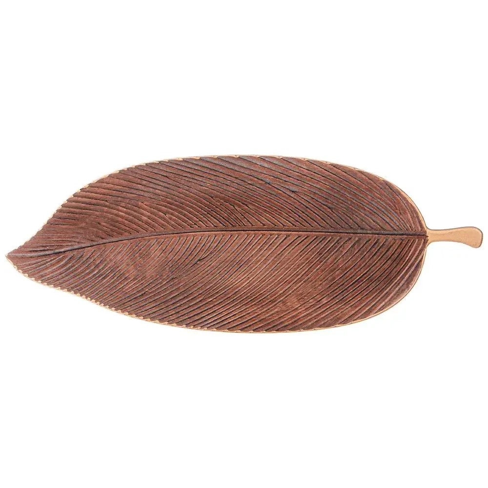 Блюдо декоративное лист, 47,5*18 см