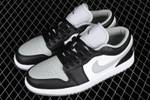 AIR JORDAN 1 LOW BLACK/BLACK/LIGHT SMOKE GREY/WHITE