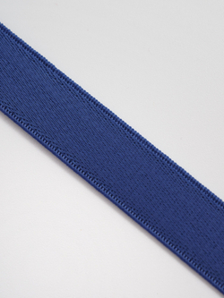 Резинка бретелечная ультрамарин глянцевый ширина 12 мм
