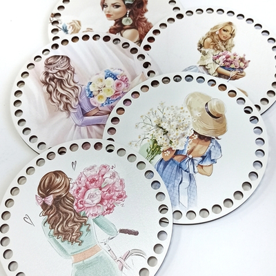 Донышко Принт Девушки 15см Дизайн в ассортименте