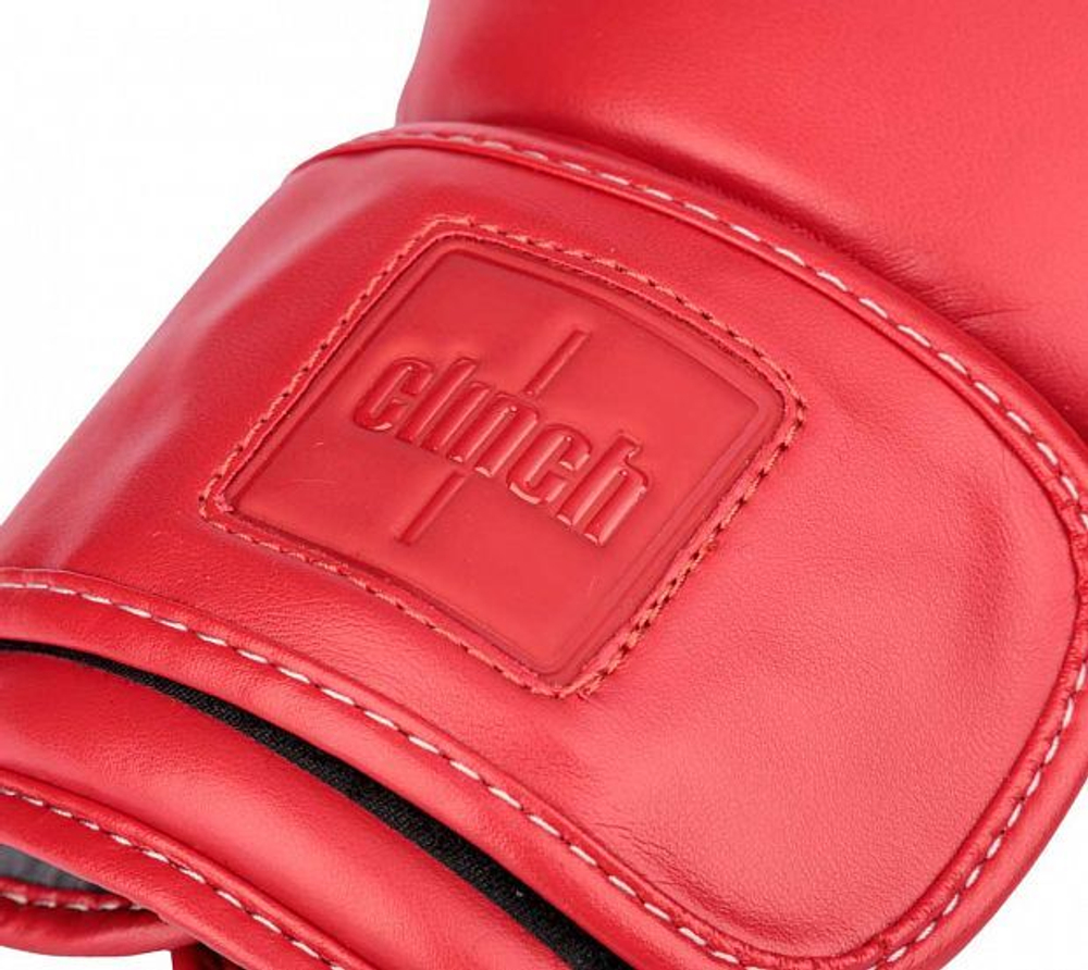 Перчатки боксерские Clinch Fight 2.0 красно-белые C137