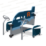 Игровое оборудование "Самолёт" Romana 057.64.00