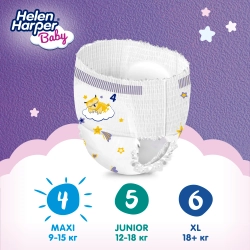 Трусики-подгузники Helen Harper Ночные 4 30шт