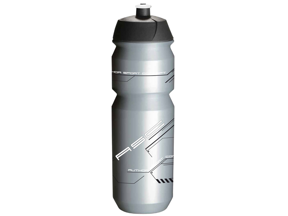 Фляга 100% биопластик. AB-Tcx-Shiva X9 0.85л серебристо-белая TACX/AUTHOR (Голландия)