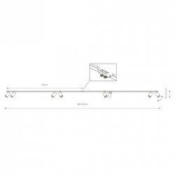 Спот Nowodvorski Mono 2x150 7754