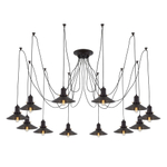 Citilux Эдисон CL451122 Люстра паук Венге