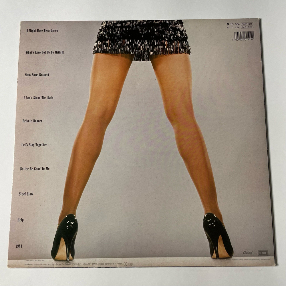 Винтажная виниловая пластинка LP Tina Turner Private Dancer (Germany 1984) I Might Have Been Queen