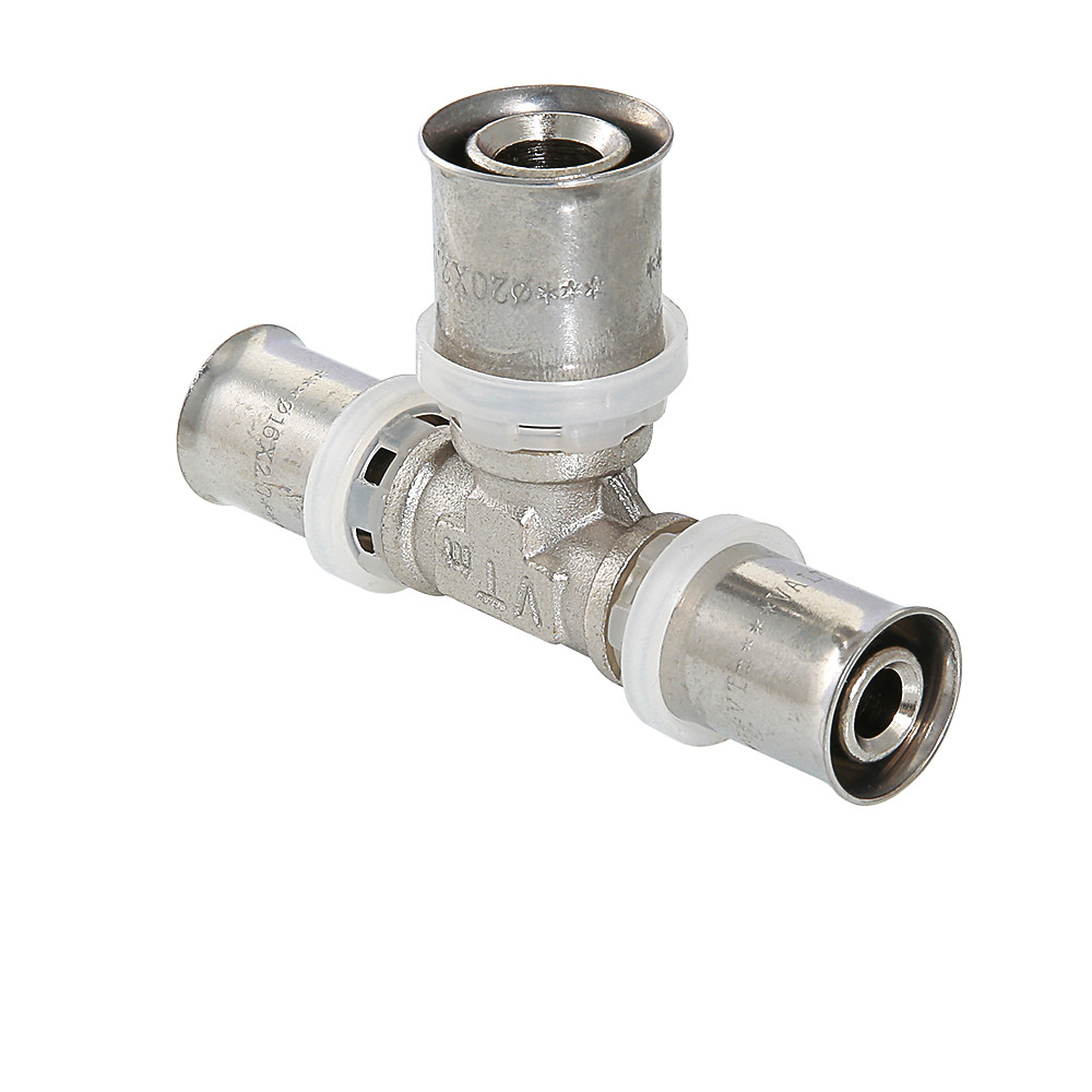 Пресс тройник 20х20х16 Valtec