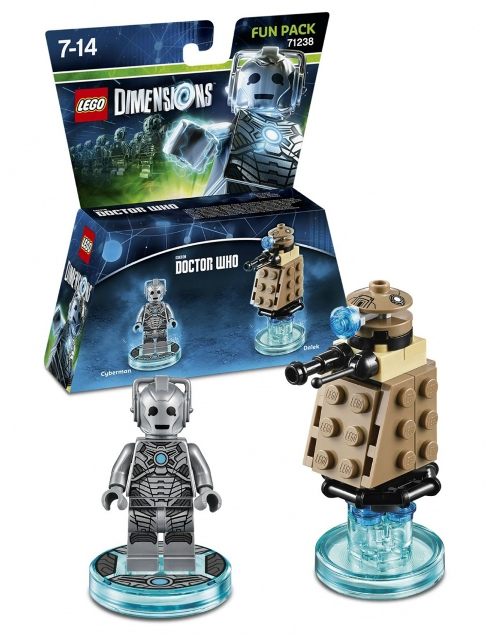 LEGO Dimensions: Fun Pack: Кибермен 71238 — Cyberman — Лего Измерения