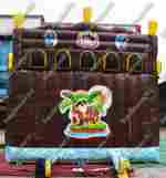 Большой надувной батут-горка "Фрегат" 11*5*5 м