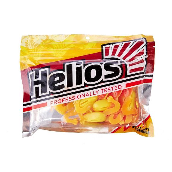 Лягушка Helios Crazy Frog 3,55"/9,0 см Orange & Yellow 4шт. (HS-23-015)
