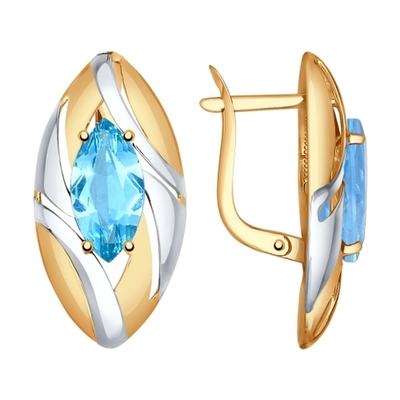 Серьги Au 585 (724729)