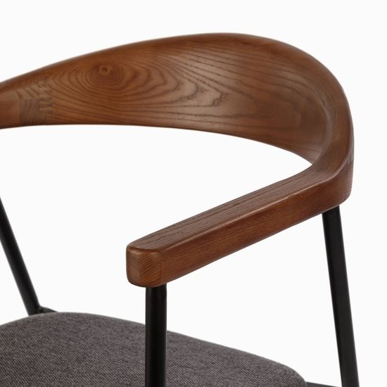 Стул Candy цвет коричневый/серый