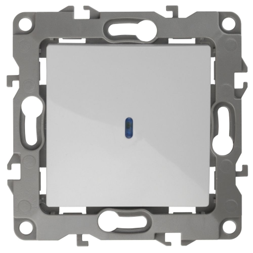 12-1102-01 ЭРА Выключатель с подсветкой, 10АХ-250В, IP20, Эра12, белый