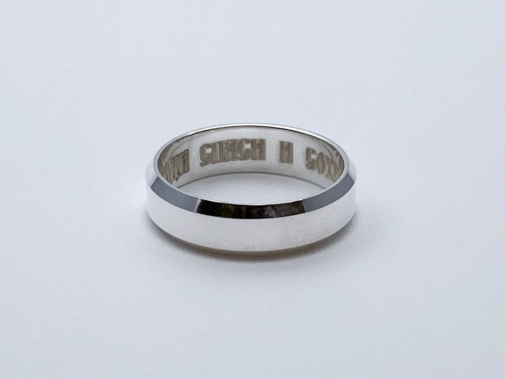 Кольцо из серебра/Без покрытия