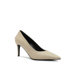 Кожаные туфли на шпильках virgie decollete Pinko - бежевый(100674 A0N9)