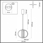 Подвесной светильник Odeon Light Toscana 5447/12L