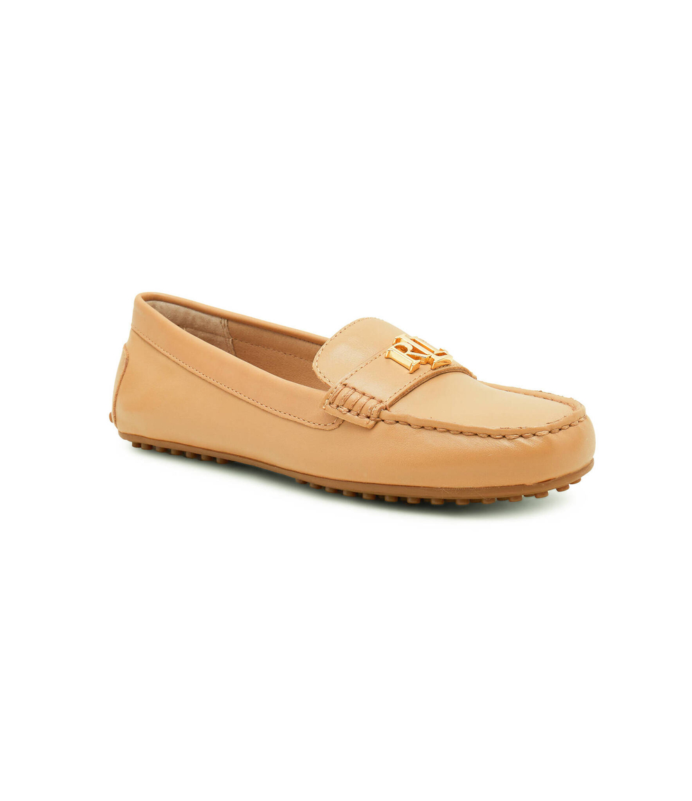 Кожаные мокасины barnsbury LAUREN RALPH LAUREN - светло-коричневый(802852847)