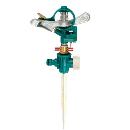 Распылитель импульсный, металлический, 490 м2 полив, на пике, RACO