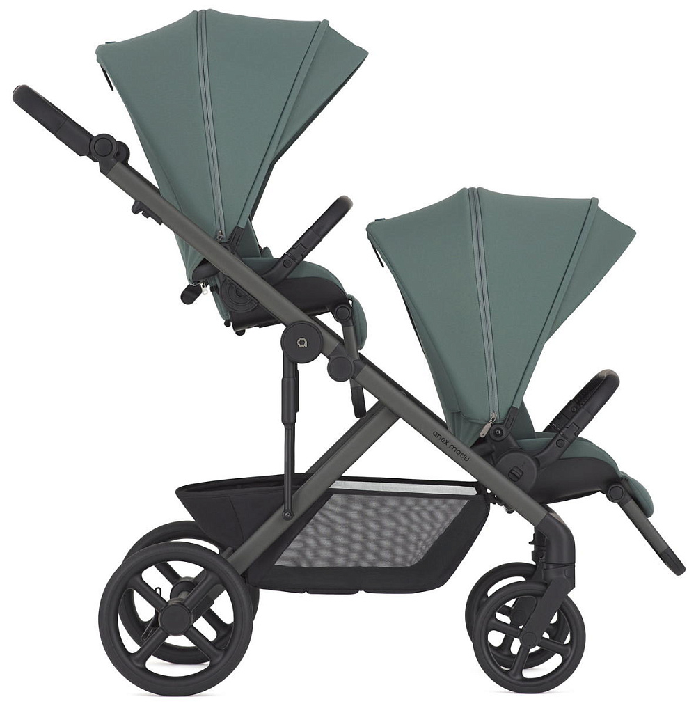 Прогулочная коляска для двойни Anex Modu Greeny