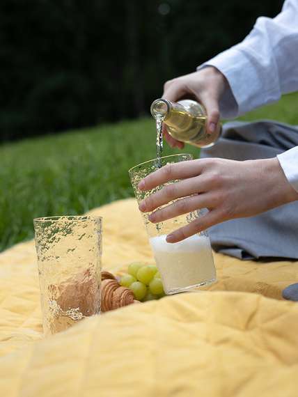 Плед для пикника и отдыха на пляже smart picnic, горчичный