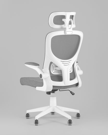 Кресло офисное TopChairs Airone серый ткань