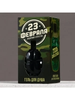 Гель для душа «С 23 Февраля!», 250 мл, аромат пряности, HARD