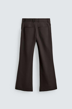 ZARA HARRY LAMBERT X DISNEY БРЮКИ КЛЕШ, КОРИЧНЕВЫЙ