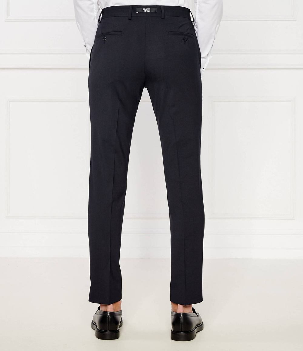 Хлопковые штаны Karl Lagerfeld - темно-синий(255001 500099)