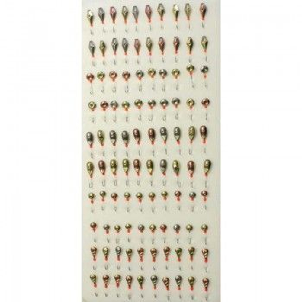 Мормышка металлическая паяная №39, крючок №10