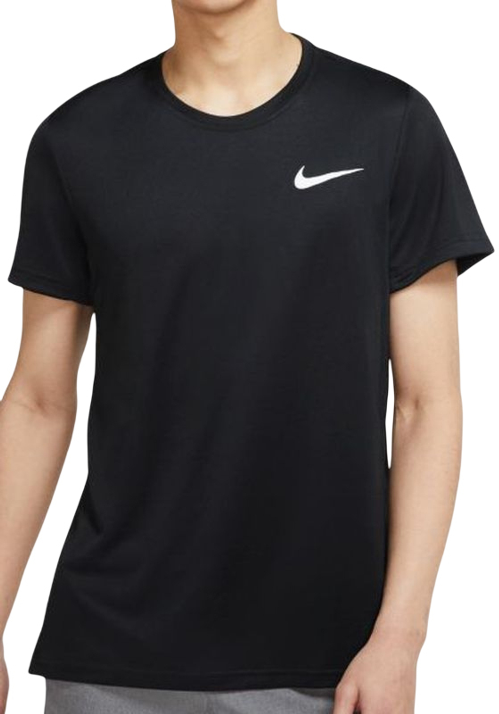 Мужская теннисная футболка Nike Dri-Fit Superset Top SS M - black/white
