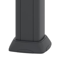 Телескопическая алюминиевая колонна, 2.7 - 4.2м, цвет чёрный