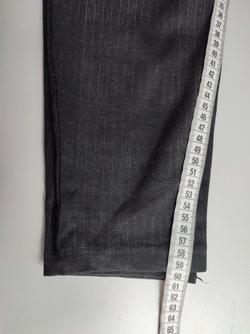 Штаны с рисунком клетки на ткани, визуально 42 рос. размер