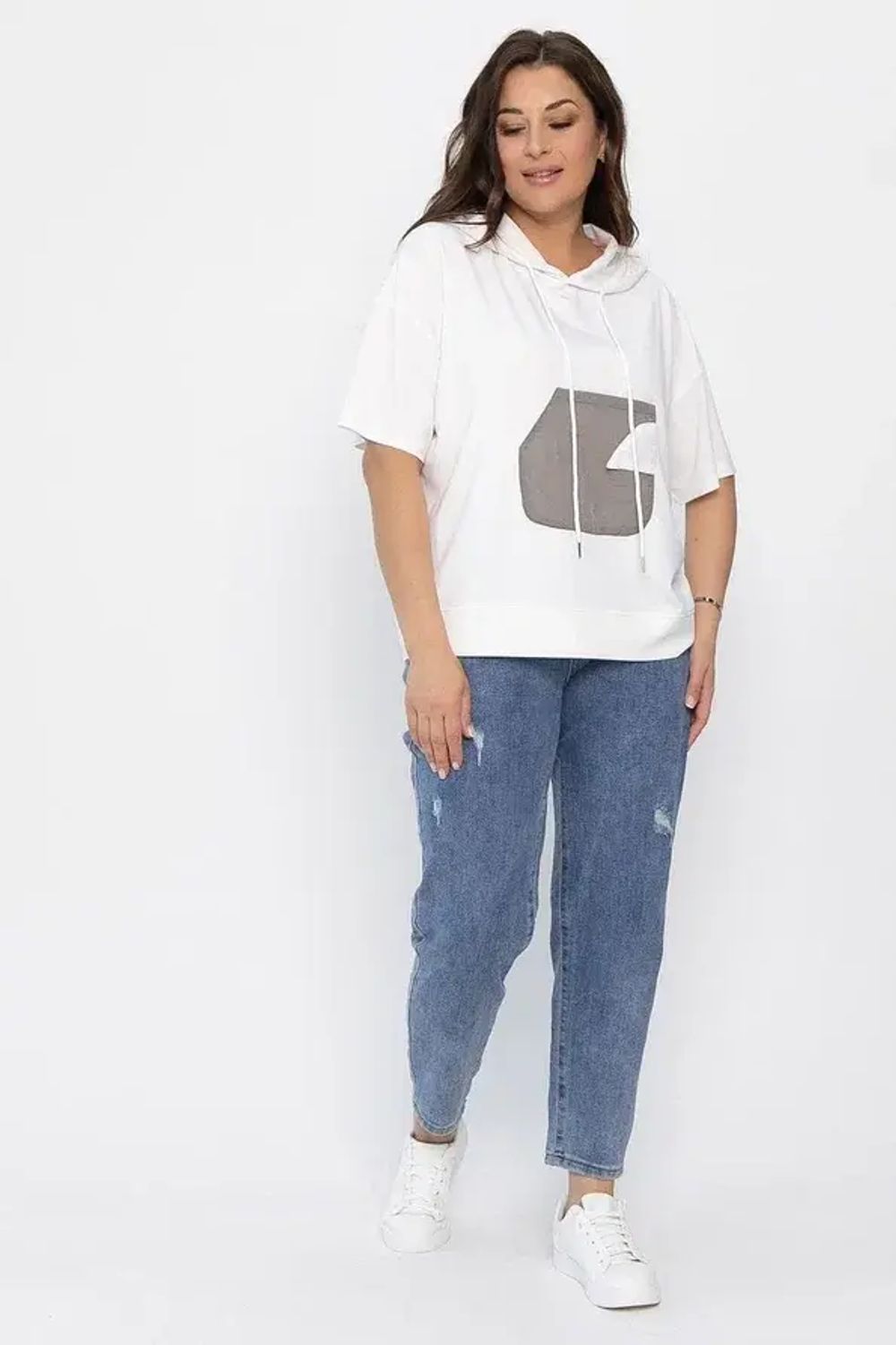 Блуза Мелика (белая) Б13939-1М LT Collection