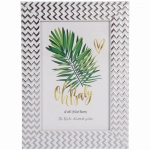 Фоторамка 10*15см «Неаполь» серебро, пластик