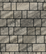 Тротуарная плитка ВЫБОР, форма Старый город, h=40мм