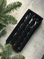 Новогодняя игрушка Сосулька стекло 1 шт