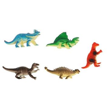 Игрушки пластизоль набор из 5-ти динозавров в пак. ИГРАЕМ ВМЕСТЕ