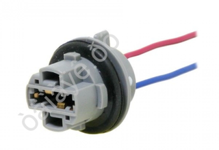 Патрон лампы W21W 1конт (W3x16d) безцок с пров 26630