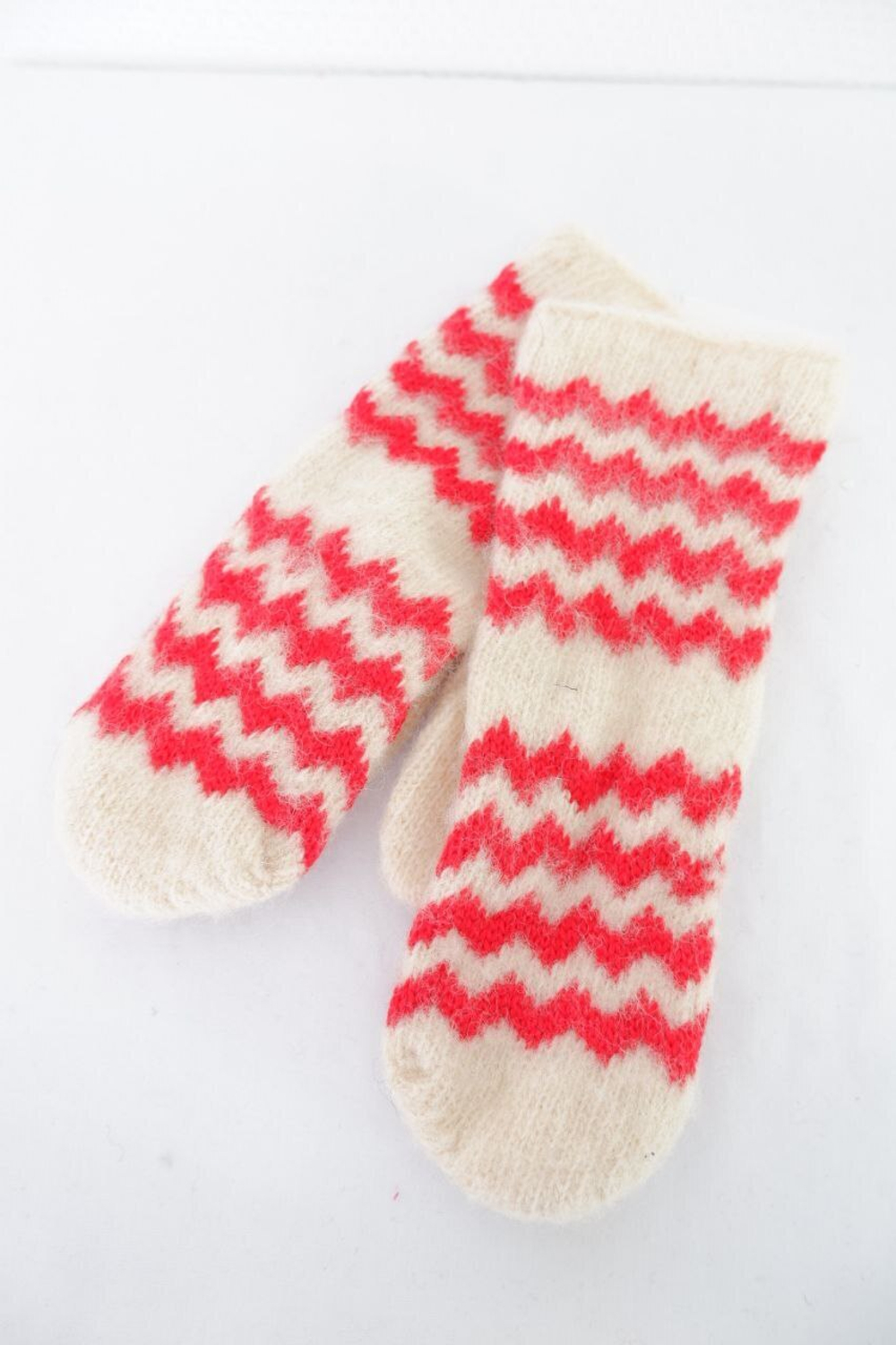 Варежки шерстяные на 10+ лет