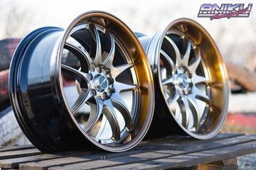 Комплект разношироких дисков Work Emotion CR2P R18 8.5/9.5 5*100/114.3 Hyper black / Bronze ML