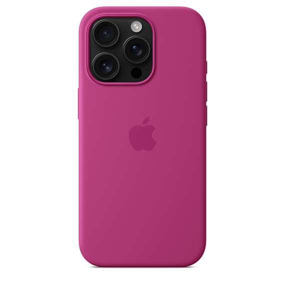 Чехол Apple iPhone 16 Pro Max Silicone Case with MagSafe Fuchsia MYYX3