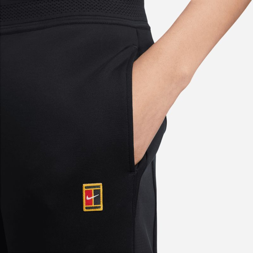 Женские теннисные брюки Nike Court Dri-Fit Basic Heritage Pants - black