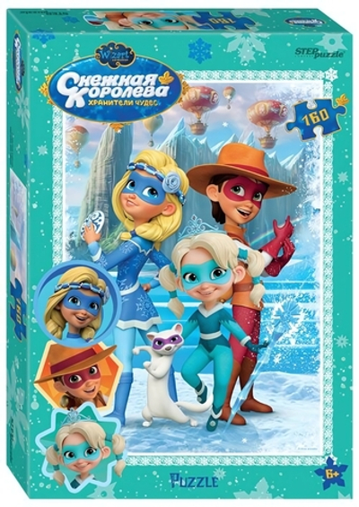 Пазл 160эл. "Снежная Королева" (Wizart Animation) (Степ пазл)