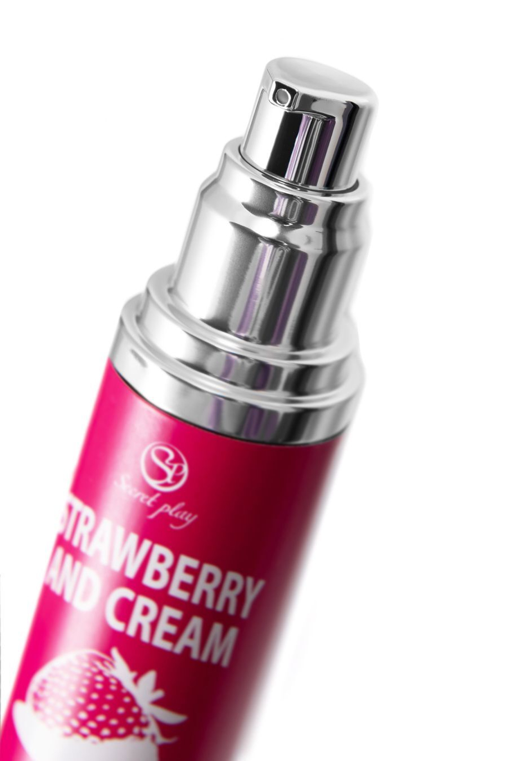 Массажное масло 2 в 1 Secret Play с разогревающим эффектом клубника и сливки 50 мл