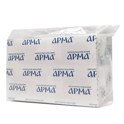 Лейкопластырь АРМА бактериц. полимерный телесный, 25х72мм ПЭ №100 шт