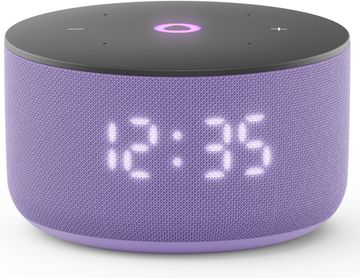Умная колонка Яндекс Мини 3 с часами, лиловый