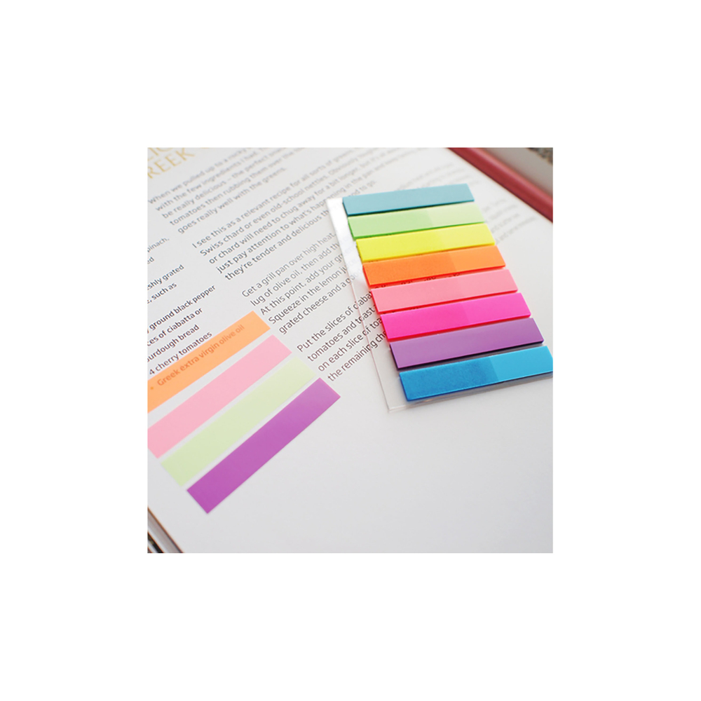 Закладки с л/к 8*45 Stick`n пласт. 8цв.по 20л. Z-сложения 26073