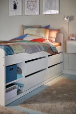 Каркас кровати - SLÄKT /SLАKT IKEA/ СЛЭКТ ИКЕА, 90x200 см, белый